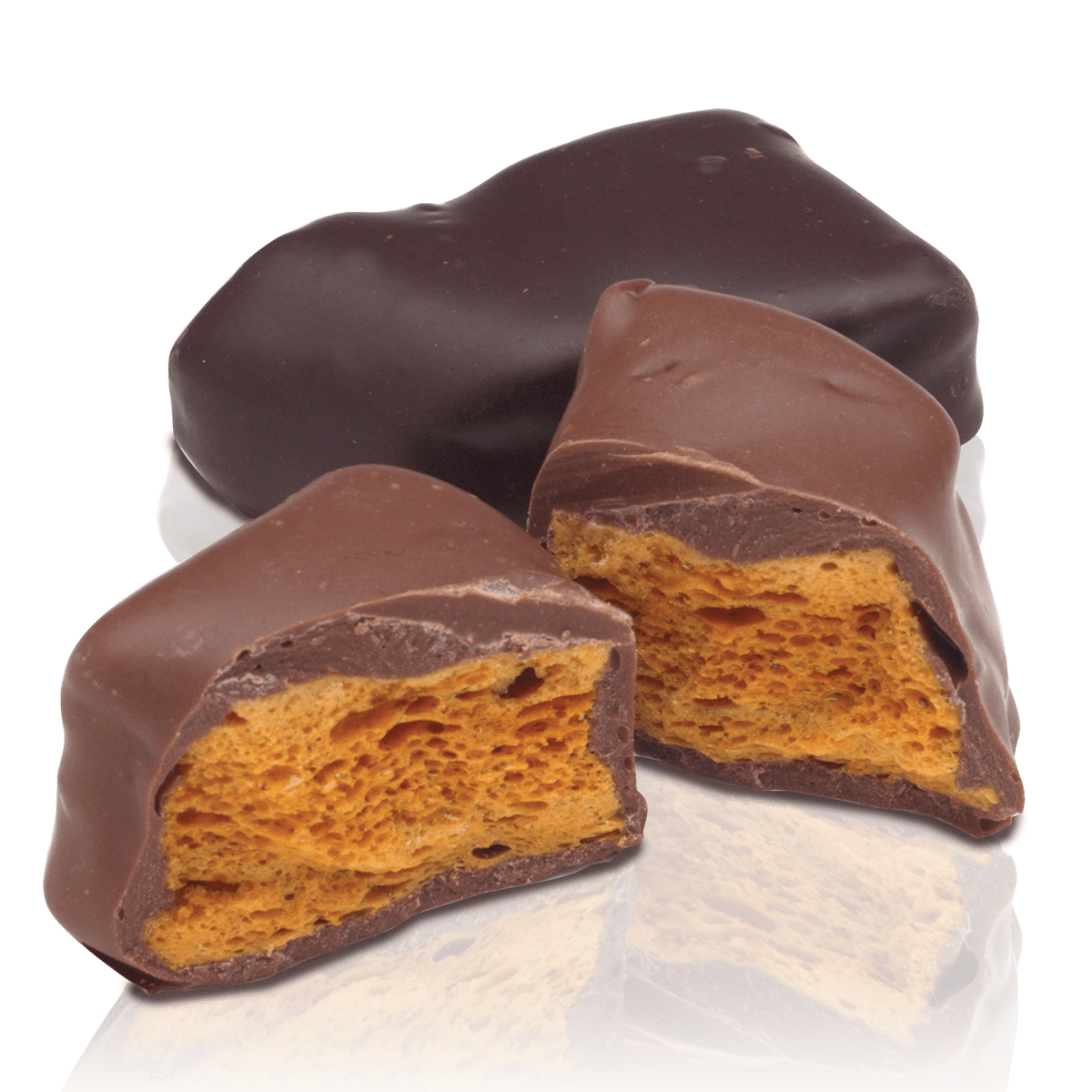 Dark Chocolate Sponge Candy 5.5oz. Maumee Valley Chocolate and Candy