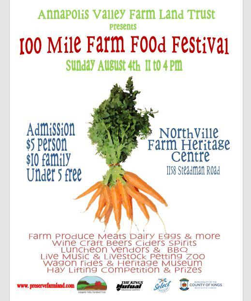 100 Mile Farm Food Festival at Northville Farm Heritage Centre