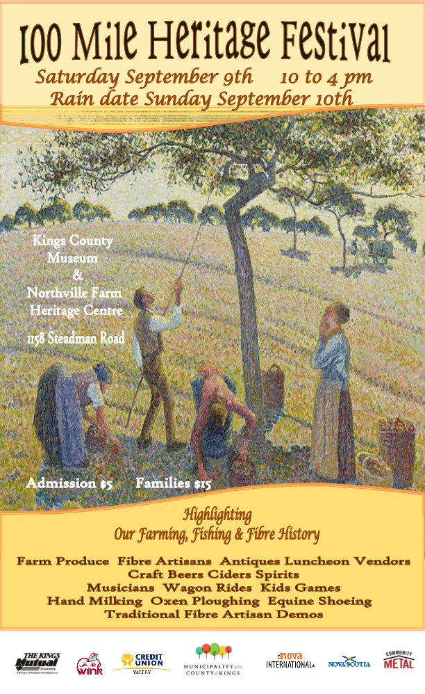 100 Mile Heritage Festival at Northville Farm Heritage Centre, Billtown