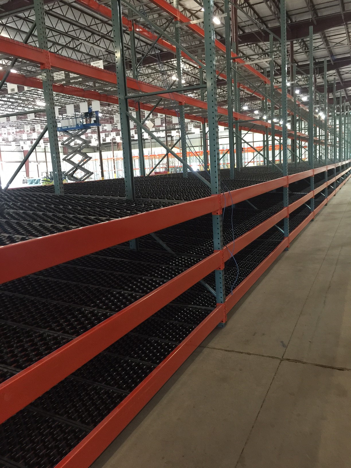 Installation of Flow Rack in Mississippi by Valley Industrial Trucks