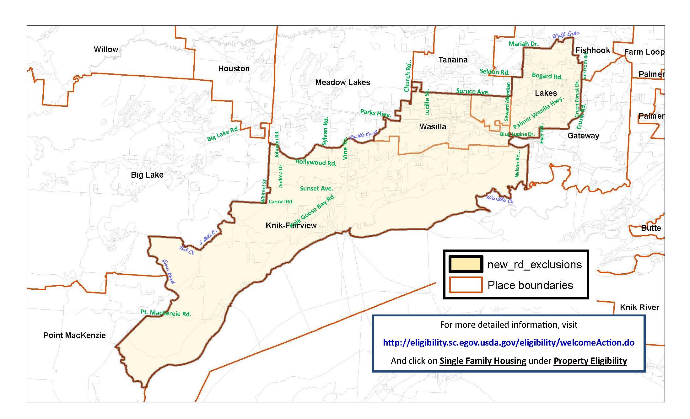 Rural Development Loan Changes For Palmer and Wasilla Alaska Alaska