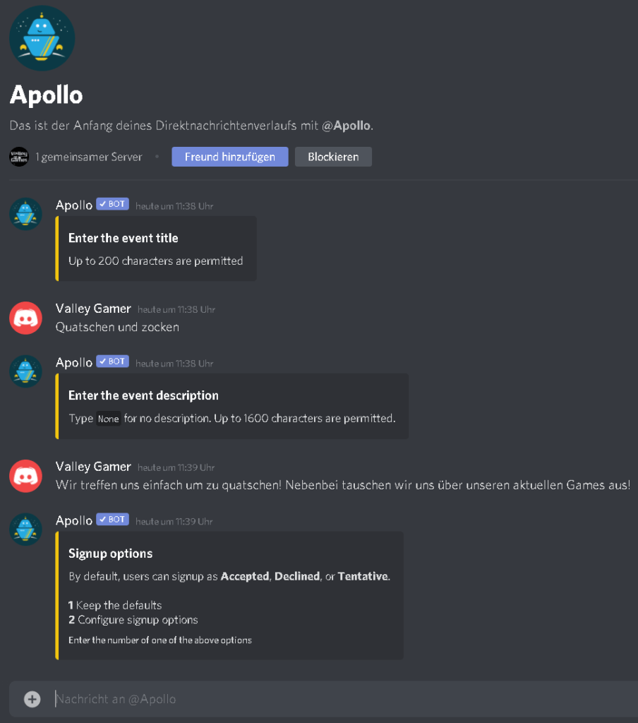 Looking for group Kanal Apollo Valley Of Games