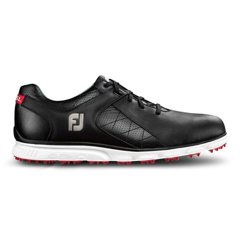 FootJoy [9] Medium FJ PRO/SL SPIKELESS Men's Golf Shoes, 53594, Black