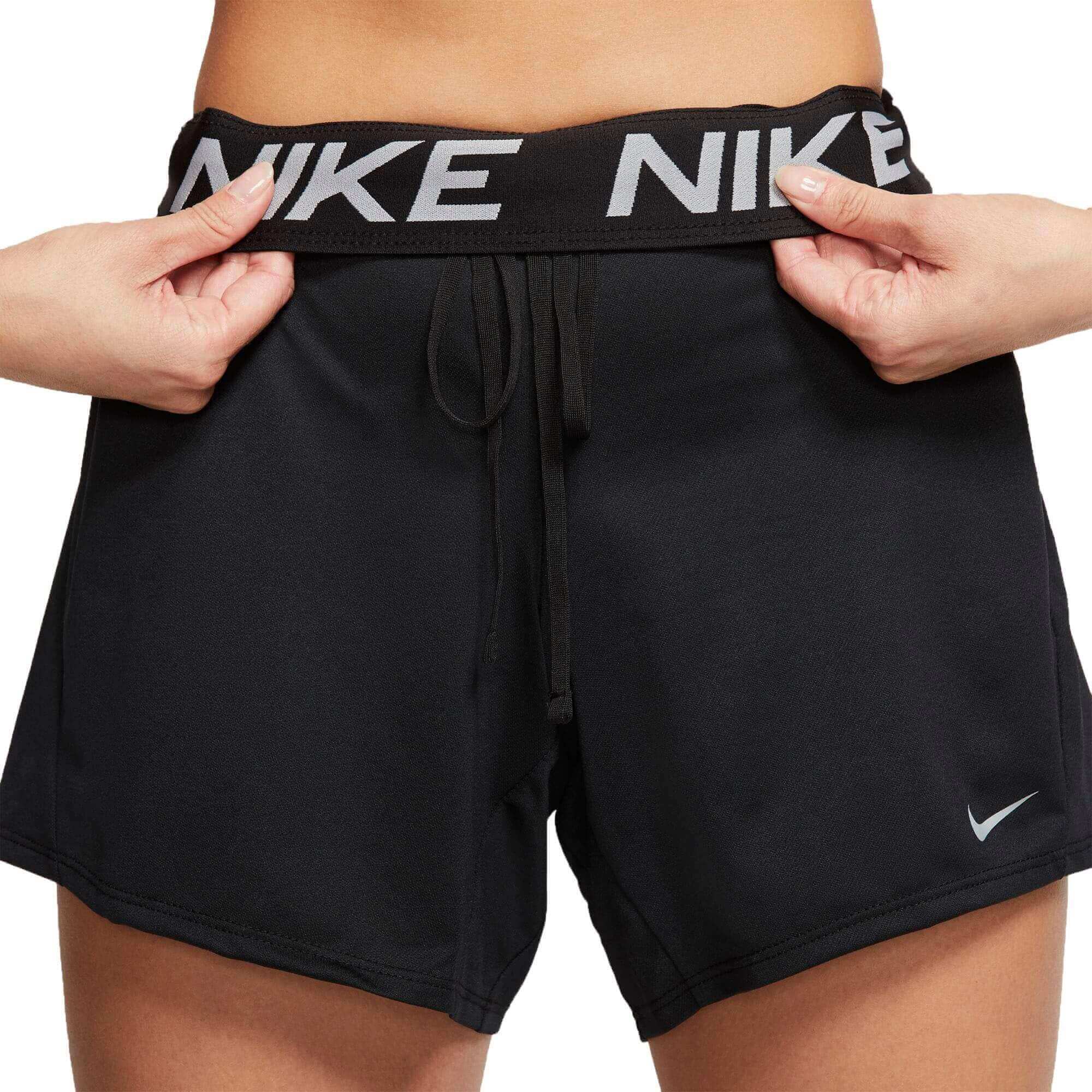 Nike Women's Drifit Attack 2.0 Training Shorts, Black, CJ2299010