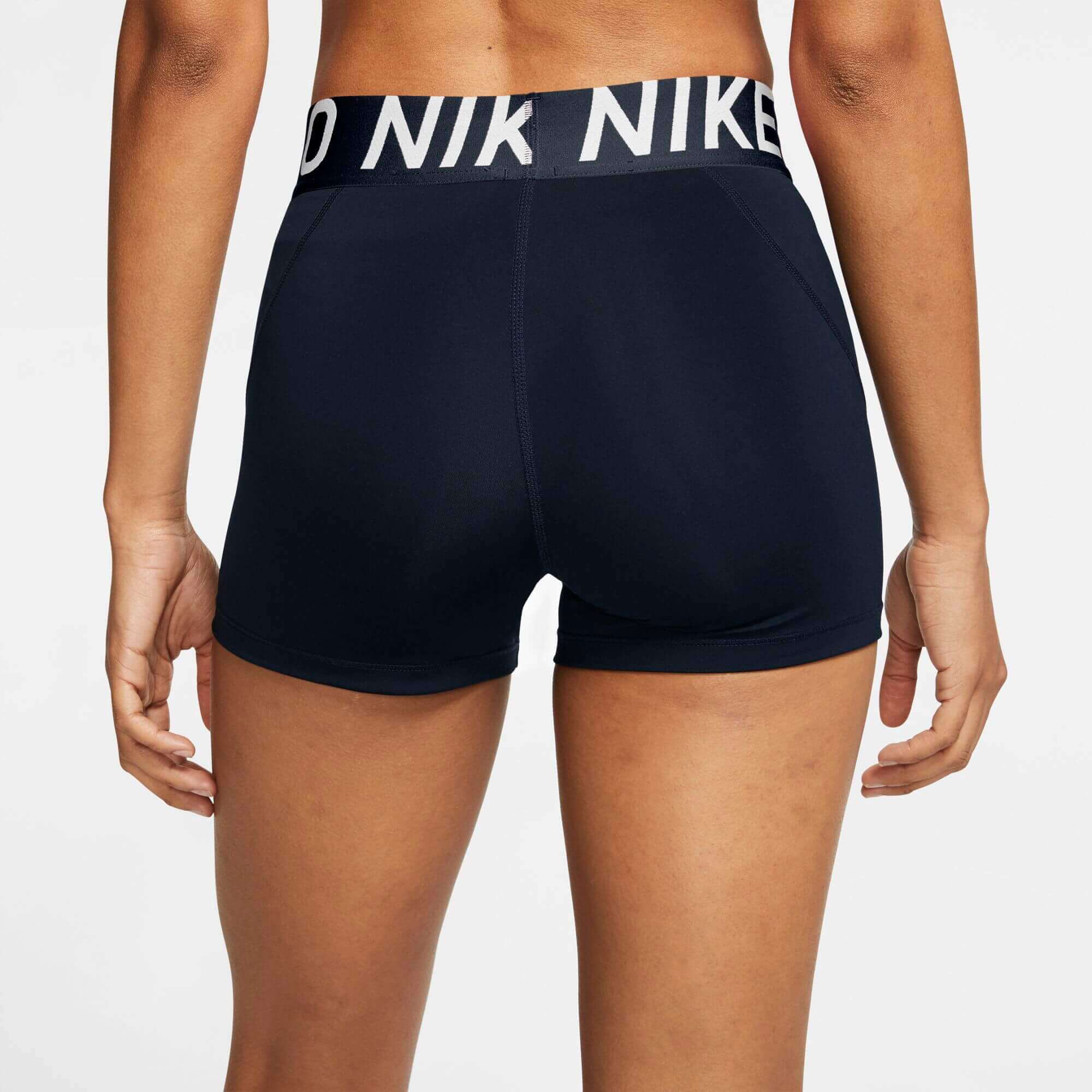 Nike [S] Women's Pro 3'' Training Compression Shorts, Obsidian Blue