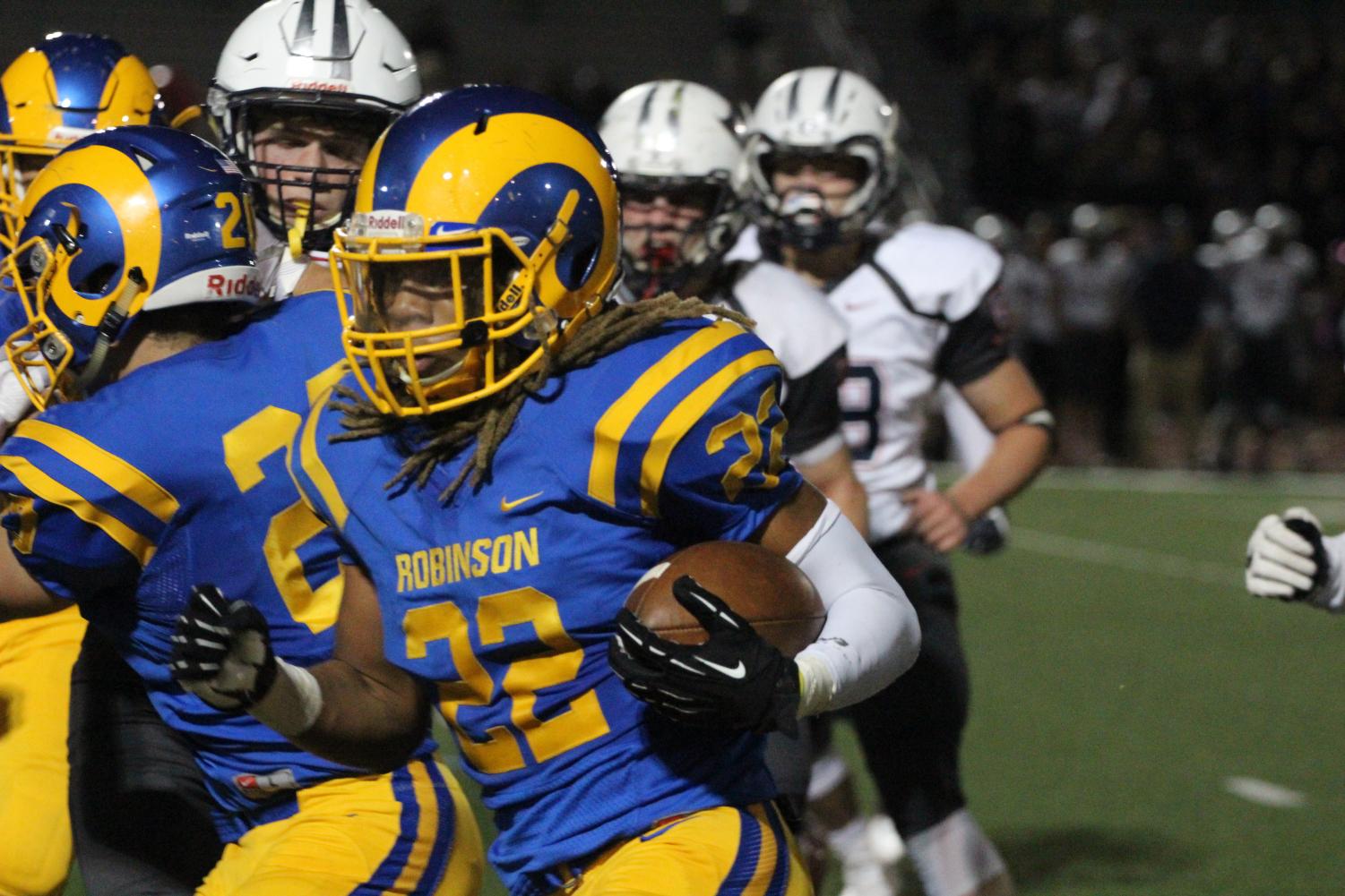 Varsity Football Senior Night Robinson vs Woodson October 27th Valor