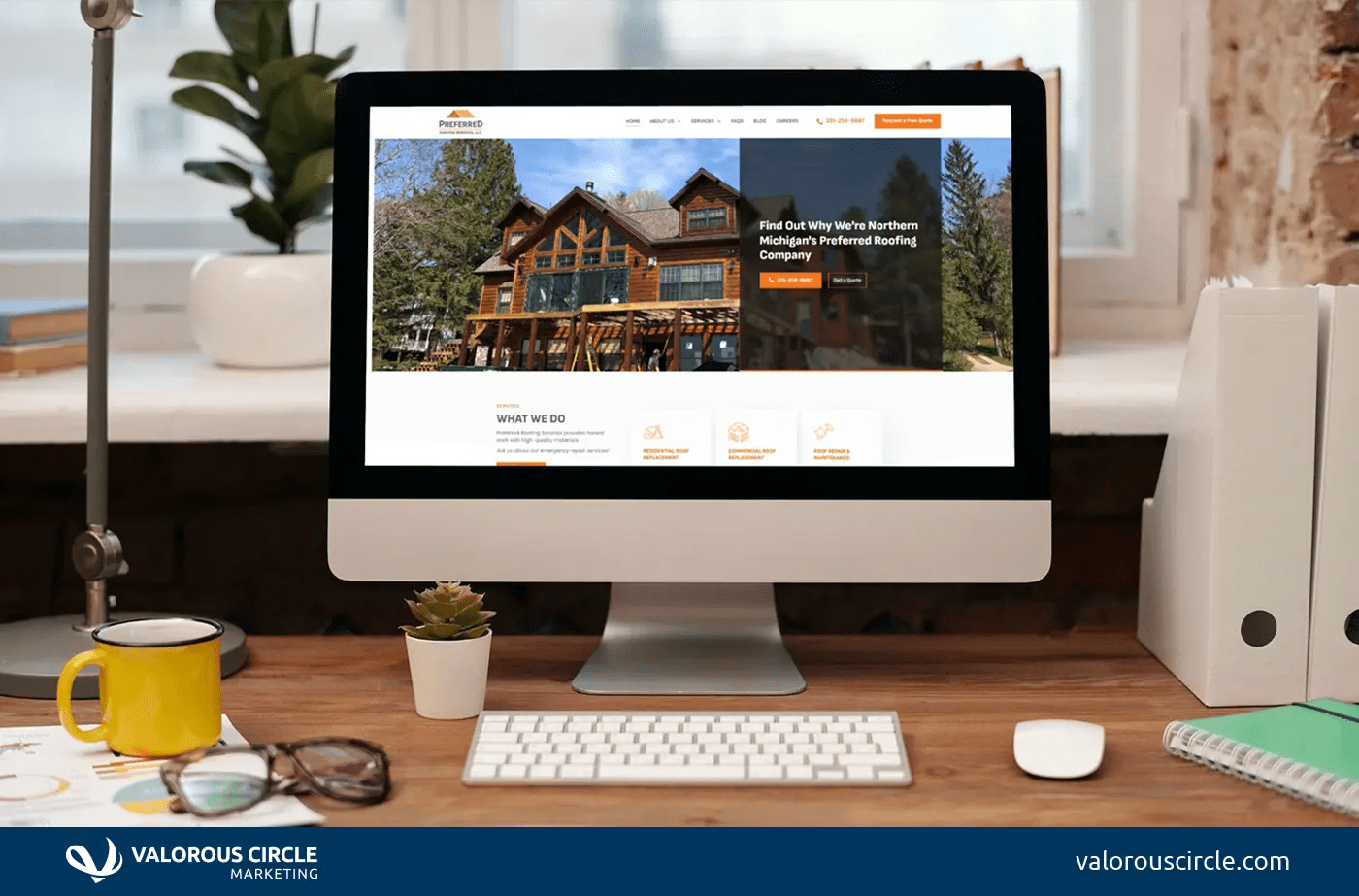 Preferred Roofing Services Valorous Circle Marketing