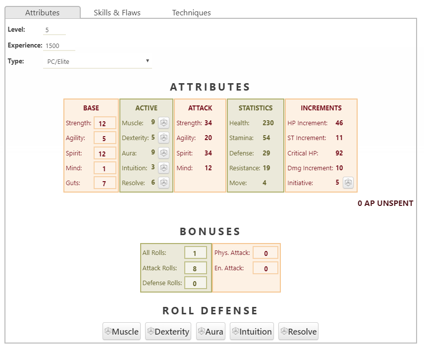 How to Use the Roll20 Character Sheet Valorous Games