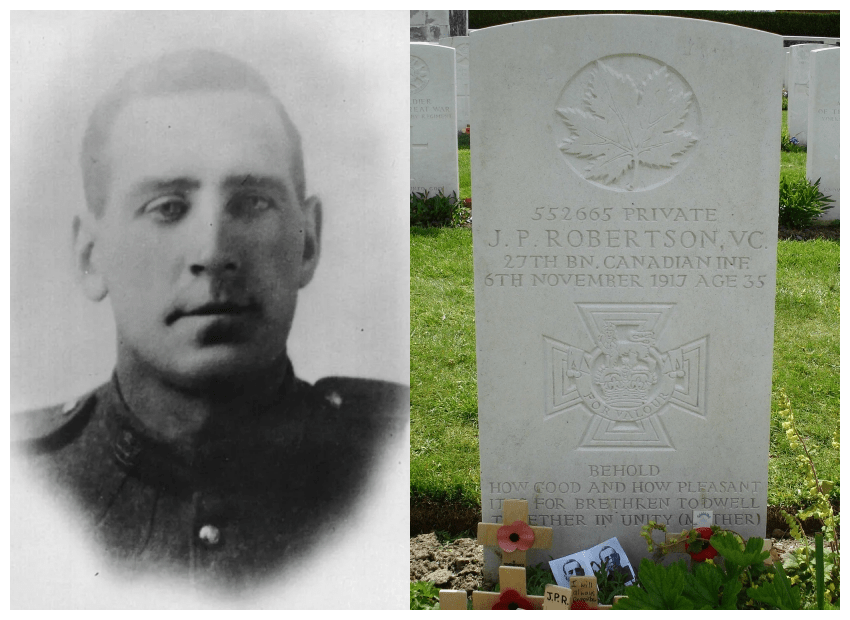 James P. Robertson, V.C. VALOUR CANADA