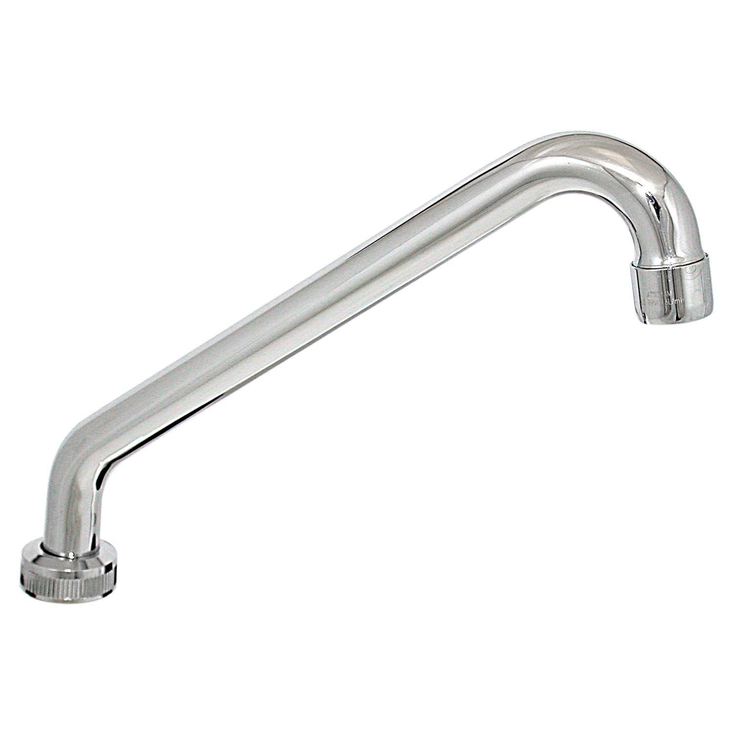 Spout, 8" Tubular, for 2 Hdl Kitchen Faucets, Chrome