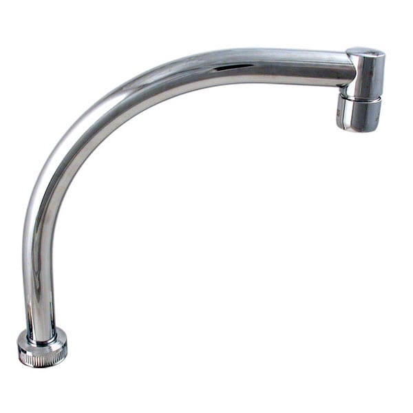 Spout, 8" HiArc, for 2 Hdl Kitchen Faucets, Chrome