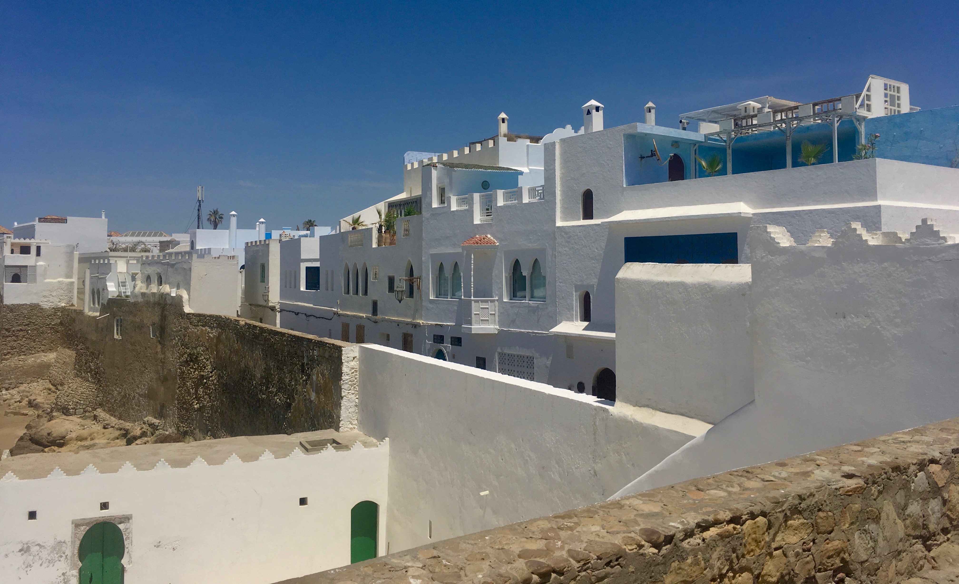 The White City on the Beach Asilah, Morocco Val the Backpacker