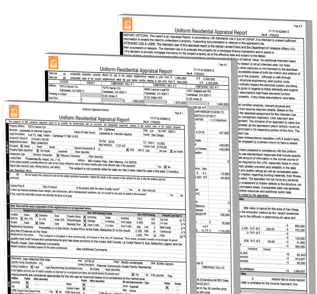 GSE Lending Appraisals With Accuracy & Consistency in