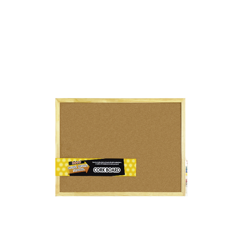 Centre Cork Board /Pin Board / Decorative / Bulletin Board (With Wooden Frame) Value Station