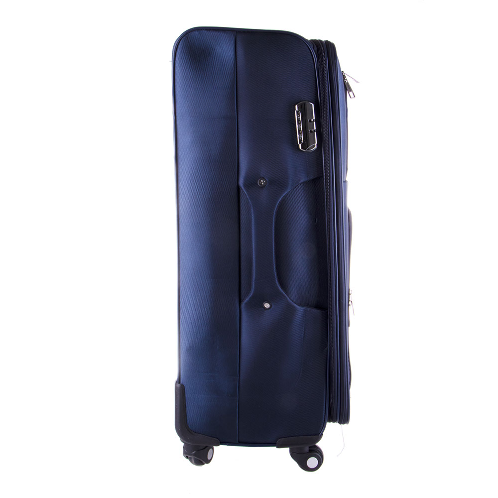 Navy Colour Canvas Fabric Suitcase Large Value Co South Africa