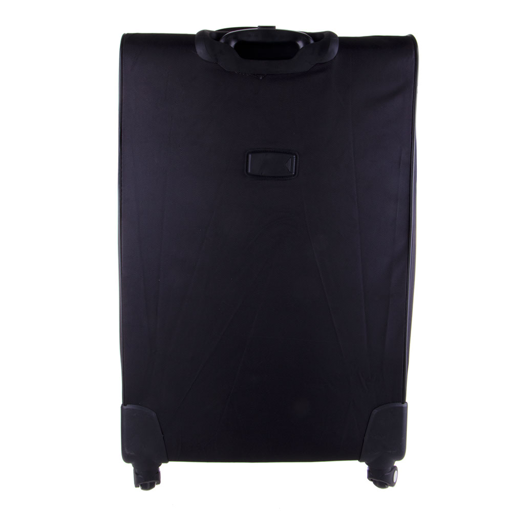 Black Colour Canvas Fabric Suitcase Large Value Co South Africa