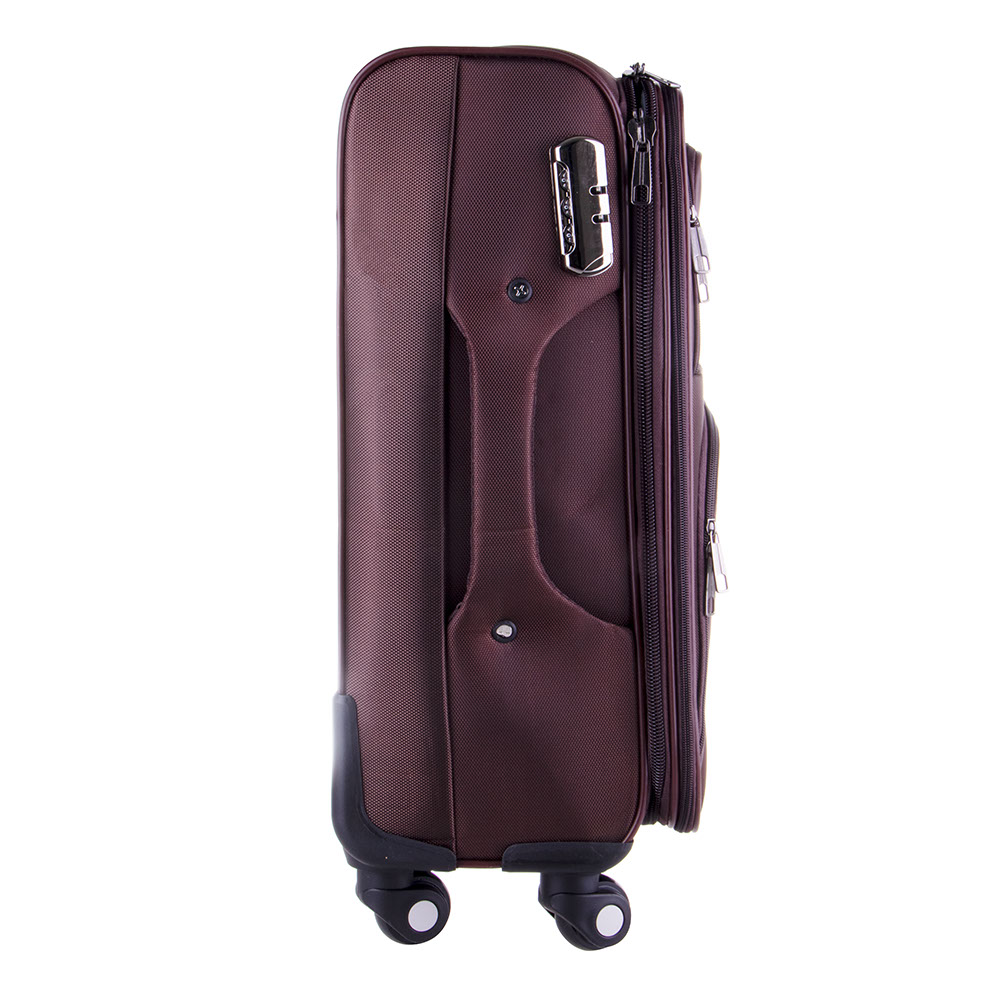 Maroon Colour Canvas Fabric Suitcase Medium Value Co South Africa