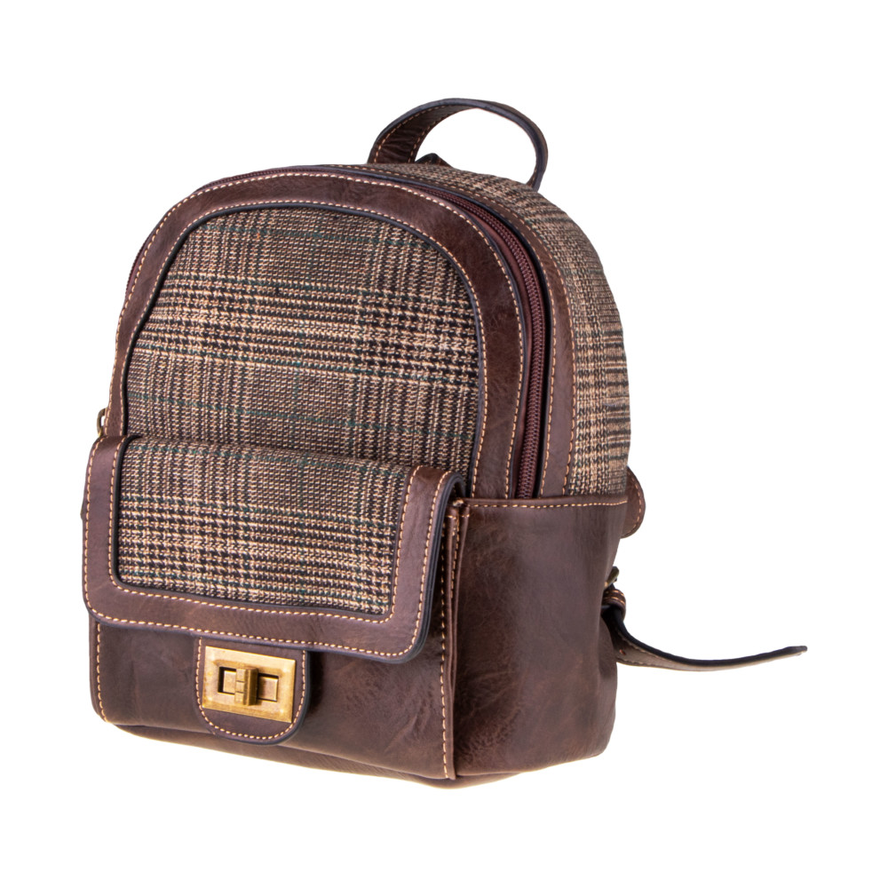Cotton Road Leather Knit Backpack Value Co South Africa