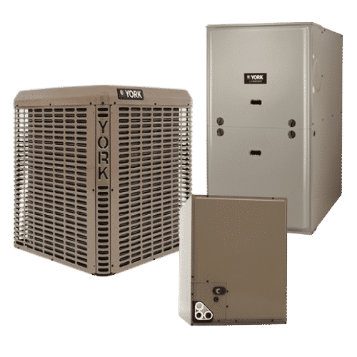 York YCG LX Series 2.5 Ton AC 16 SEER AC and 60k BTU 96% Gas Furnace