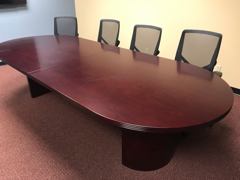 8FT NICE WOOD VENEER CONFERENCE TABLE Value Mander
