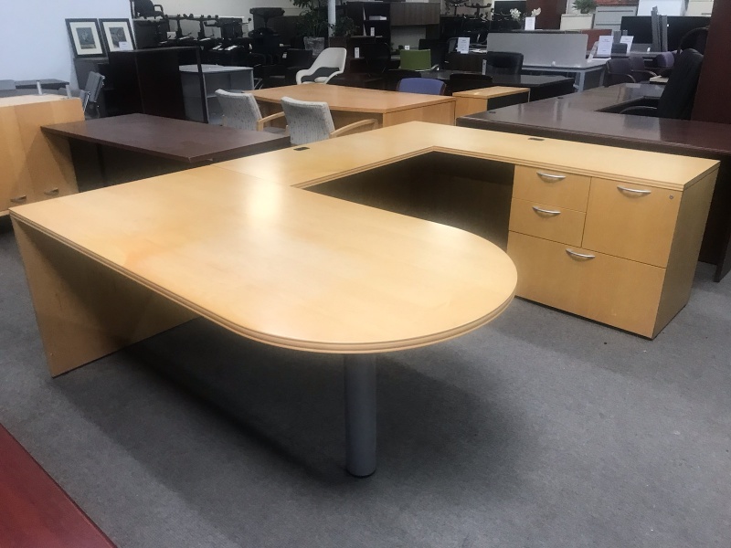 OFS WOOD U SHAPE DESKS 395ea Value Mander