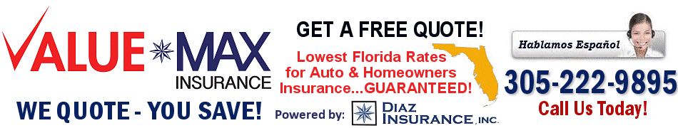 low cost Florida auto and homeowners insurance