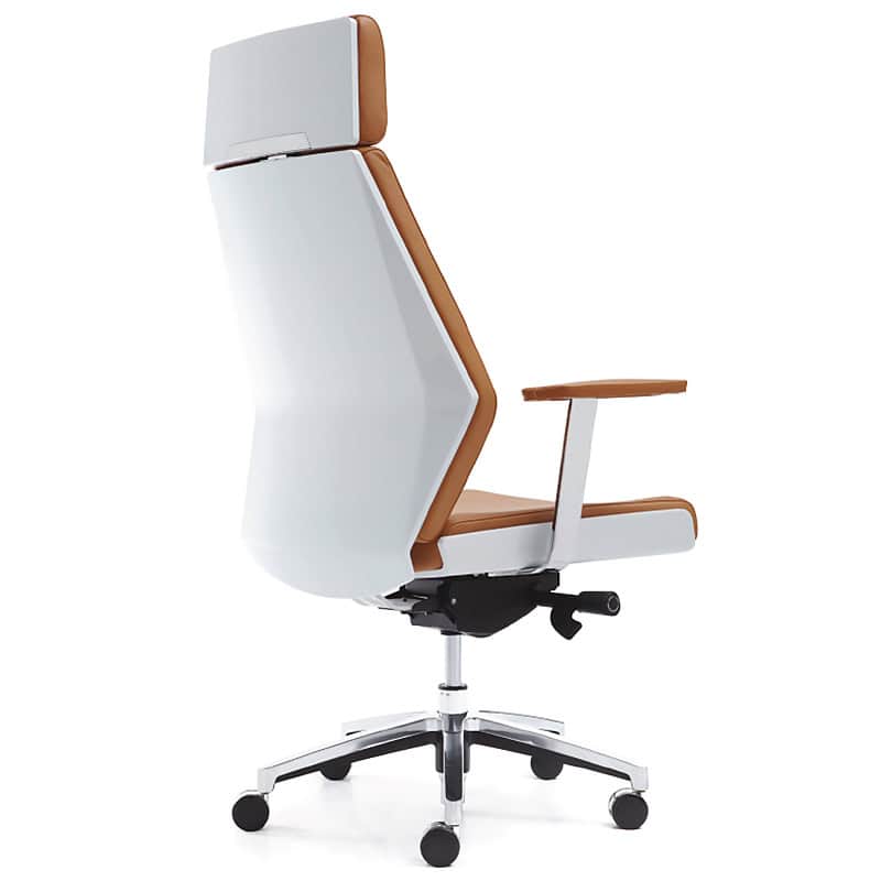 CEO High Back Executive Chair, Tan Leather Value Office Furniture