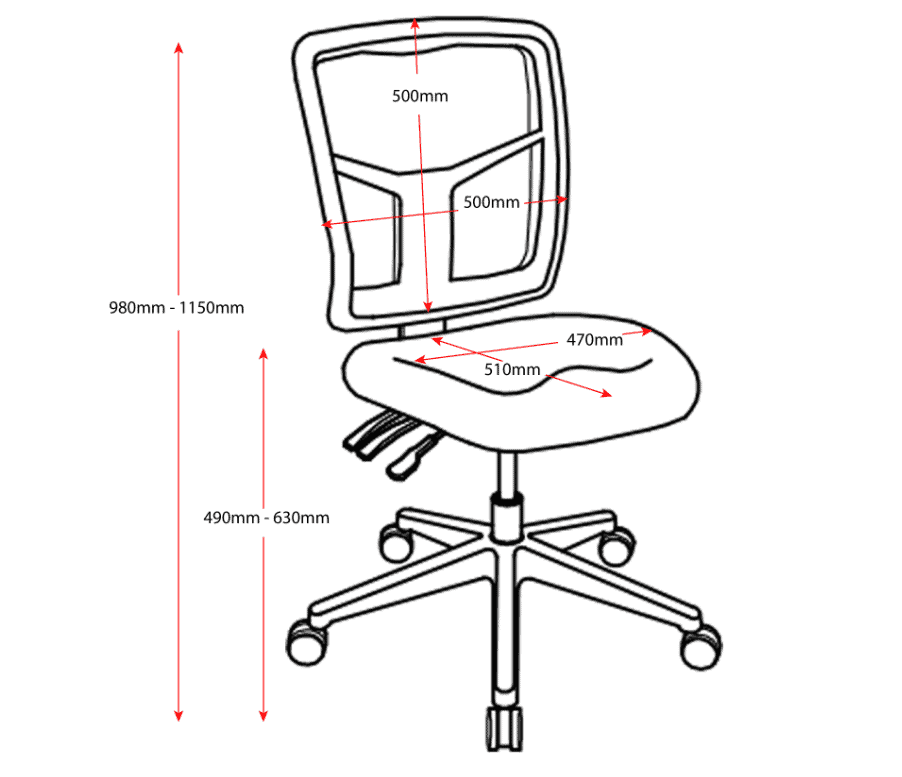 Talitha Promesh High Back Office Chair Value Office Furniture