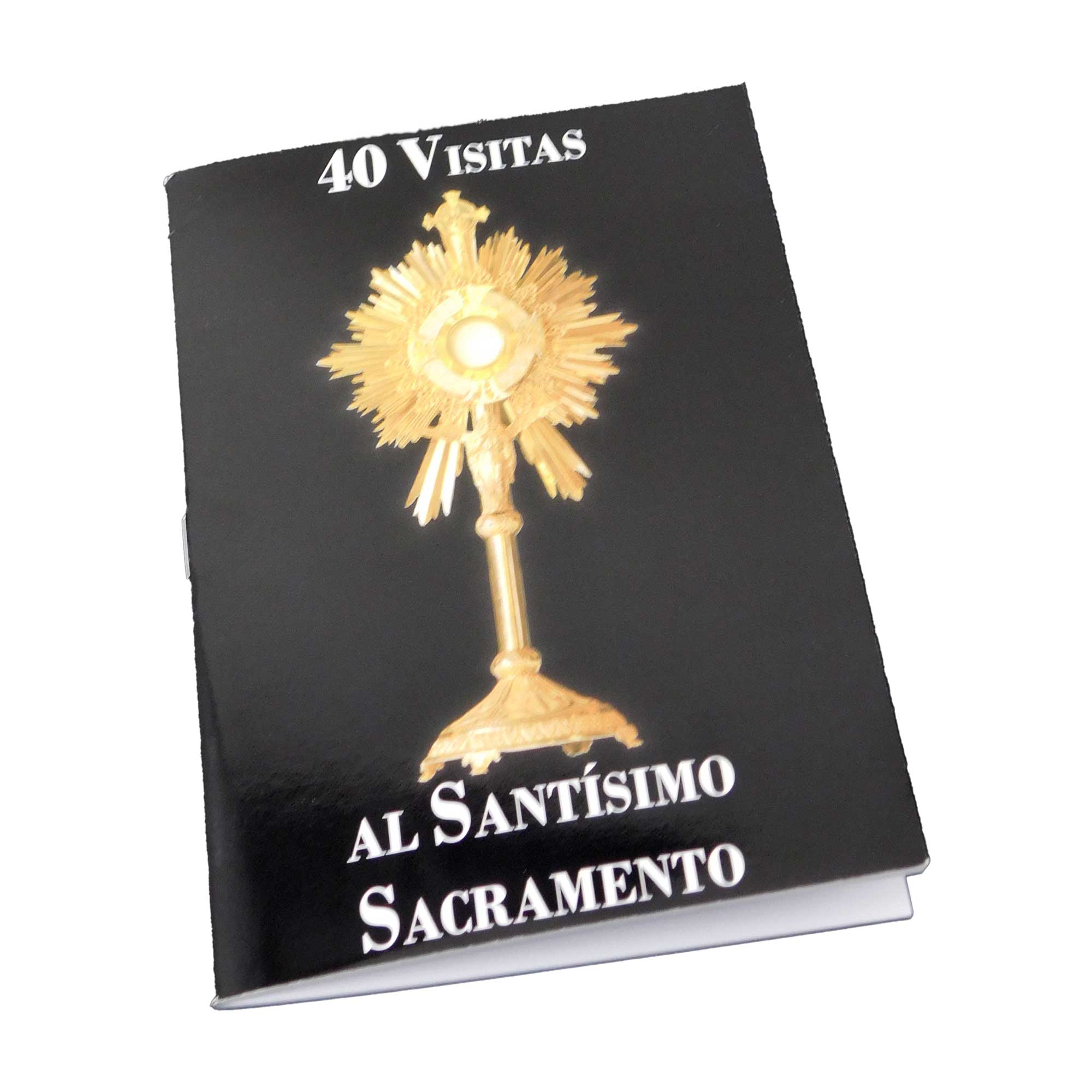 Novena 40 Visitas al Santisimo Sacramento Book of Prayer Valuuemax