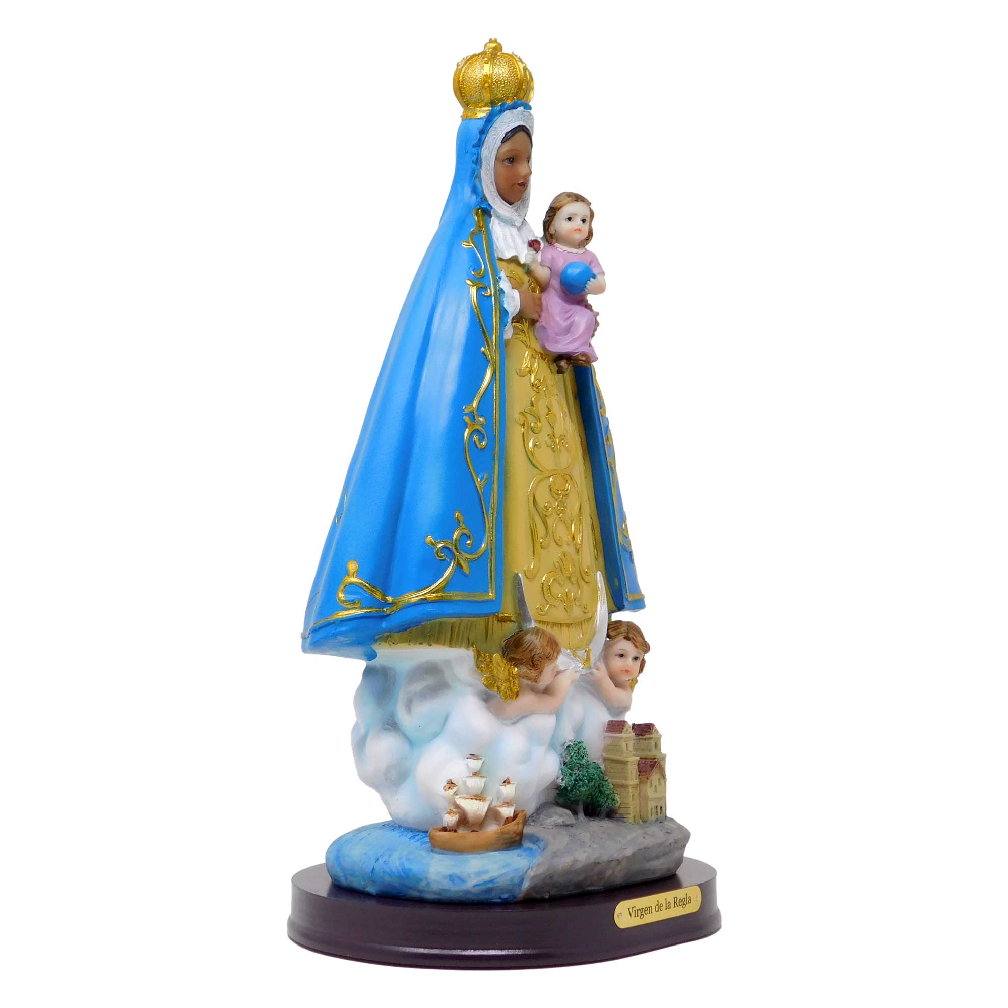 ValuueMax™ Our Lady of Regla Statue, Finely Detailed Resin, 12 Inch