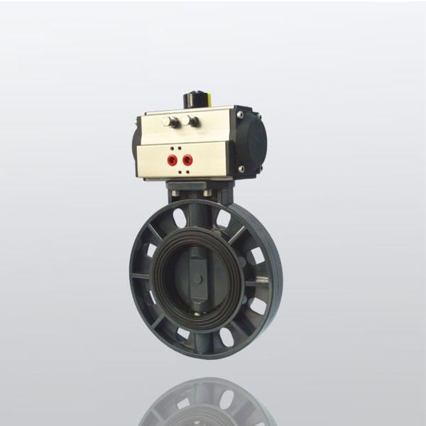 Pneumatic PVC Butterfly Valve Pov Valves