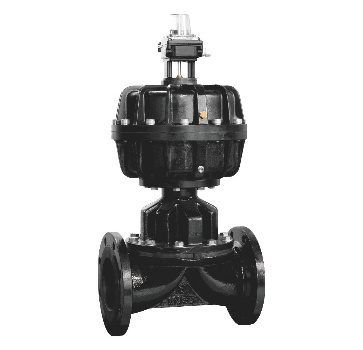 PTFE seat rubber lined pneumatic diaphragm valvePOV VALVE