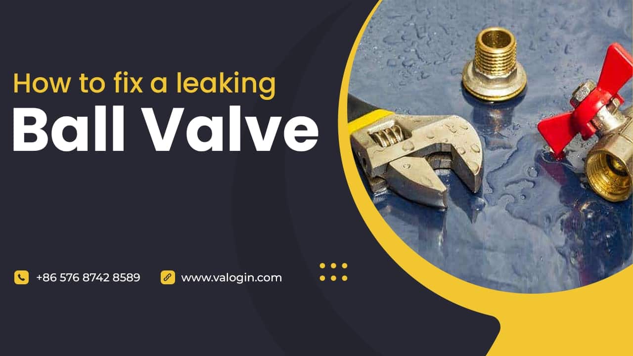 How to Fix a Leaking Ball Valve? V&G Valogin