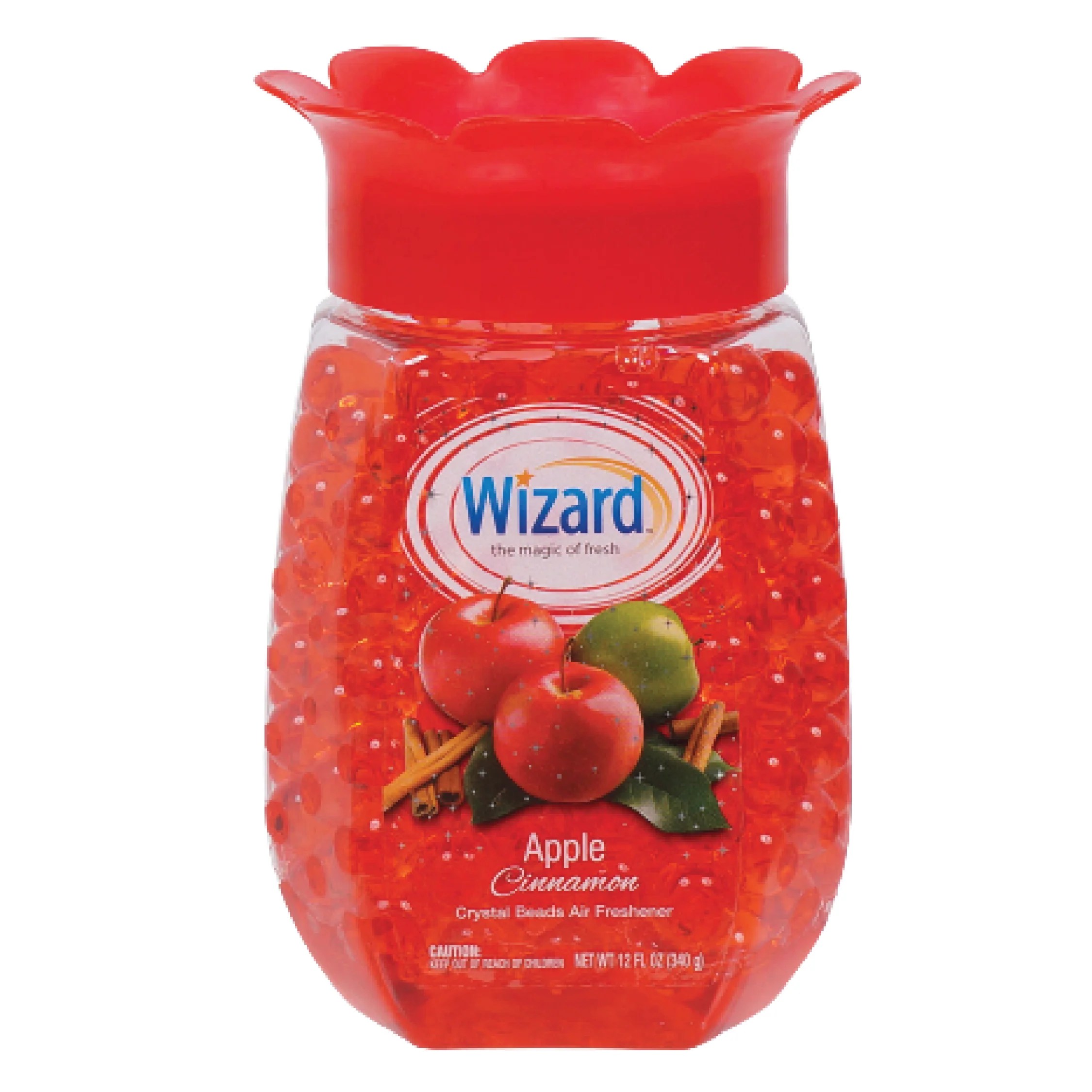 Wizard Apple Cinnamon Crystal Beads Air Freshener 12oz ValYou General