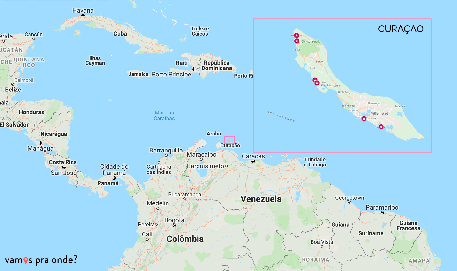 Where is Curacao Located? villaseashell