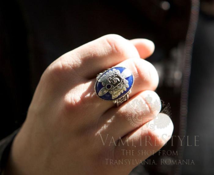 Vampire Diaries Stefan Blue Ring Vampire Style Online Shop