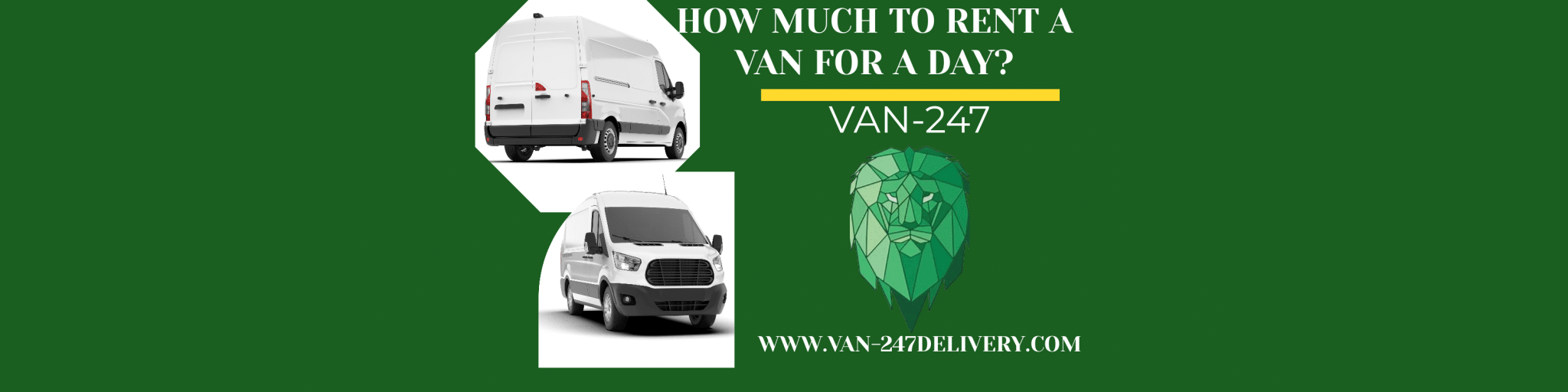 How much to rent a van for a day Van247