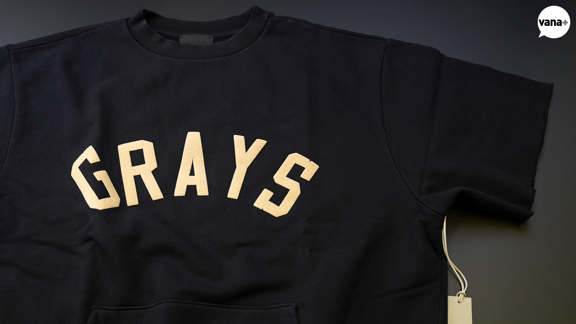 Fear of God, Grays 3/4 Sleeve Sweatshirt vana+