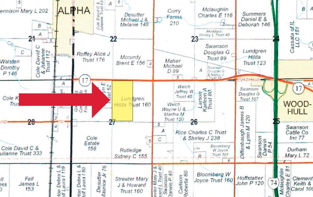 Land Auction 80.91 Surveyed Acres 1 Tract Henry County, IL Van