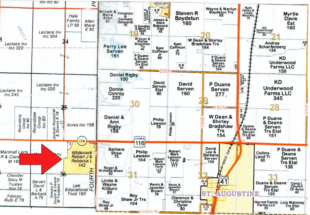 Live & Online Land Auction 139 Acres in Warren County, IL Van Adkisson