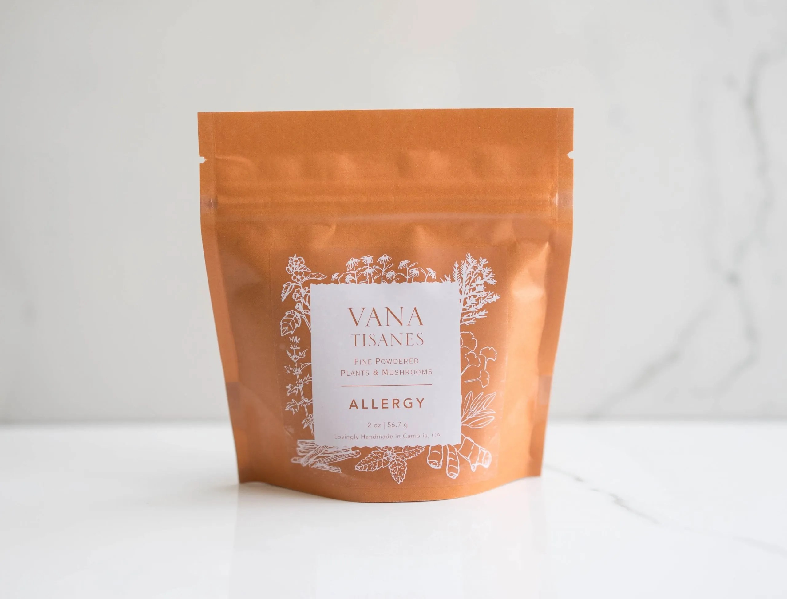 Allergy Fine Plant & Mushroom Powder Vana Tisanes