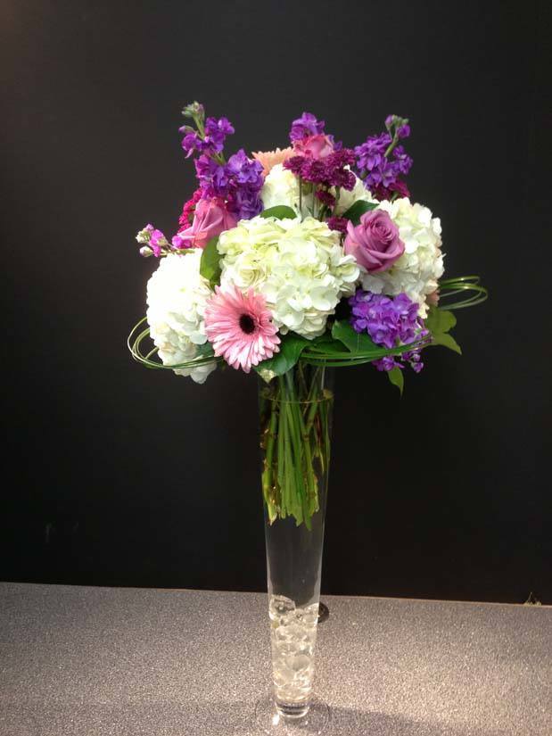 Purple Wedding Flowers, Van Belle florist Courtice, Whitby