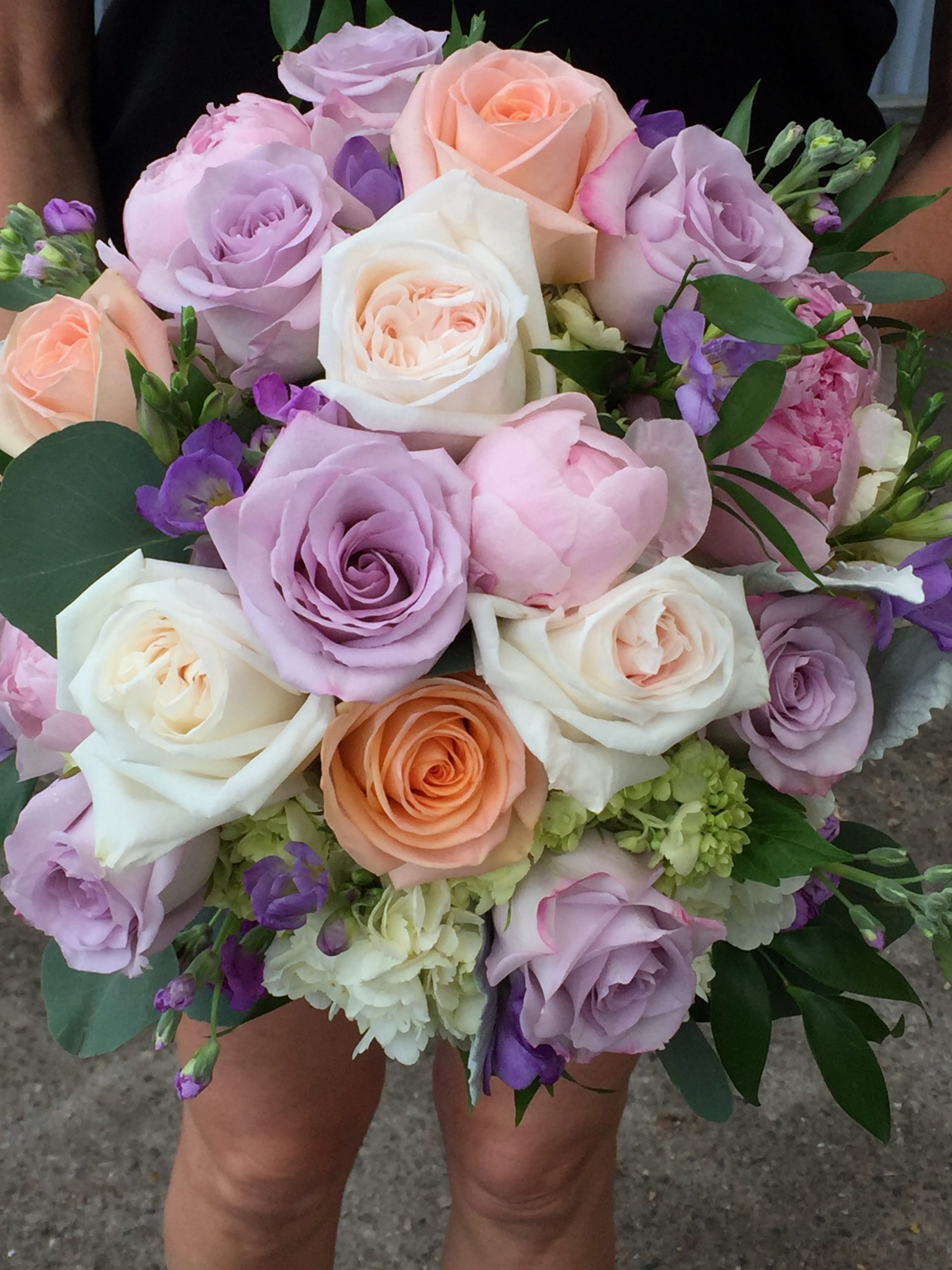 Purple Wedding Flowers, Van Belle florist Courtice, Whitby