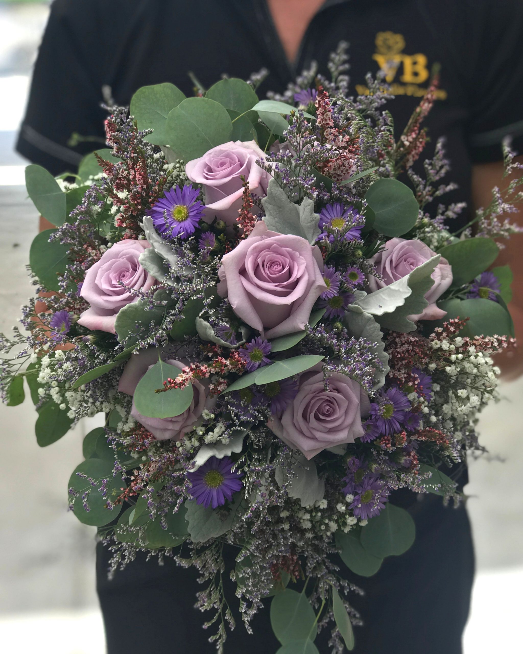 Purple Wedding Flowers, Van Belle florist Courtice, Whitby