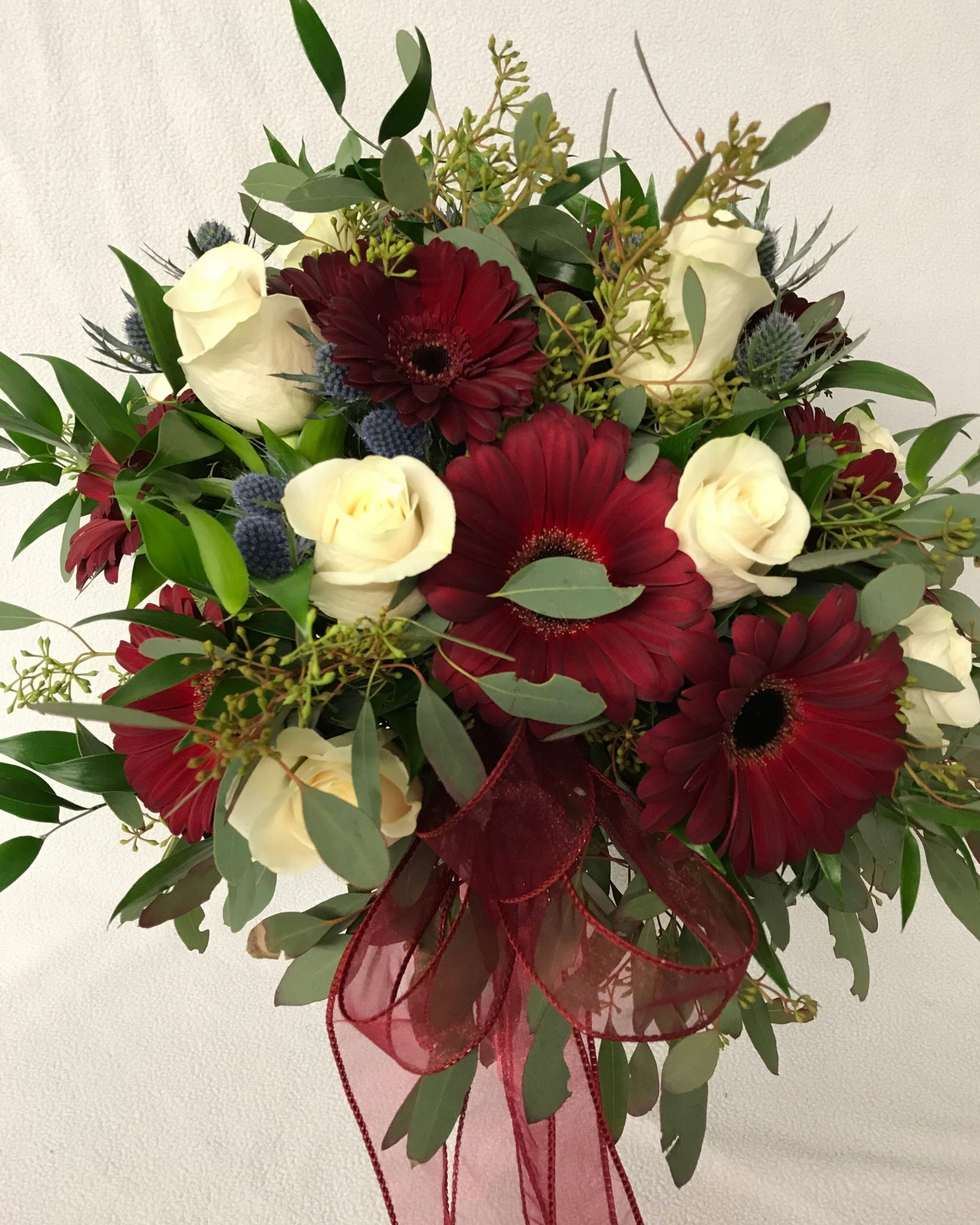 Red Wedding Flowers, Van Belle Florist Courtice, Whitby