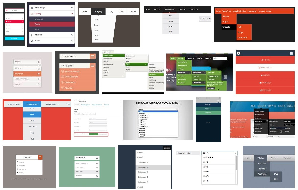 Solved With Css Dropdown Menus Csstricks in Drop Down Menu Template