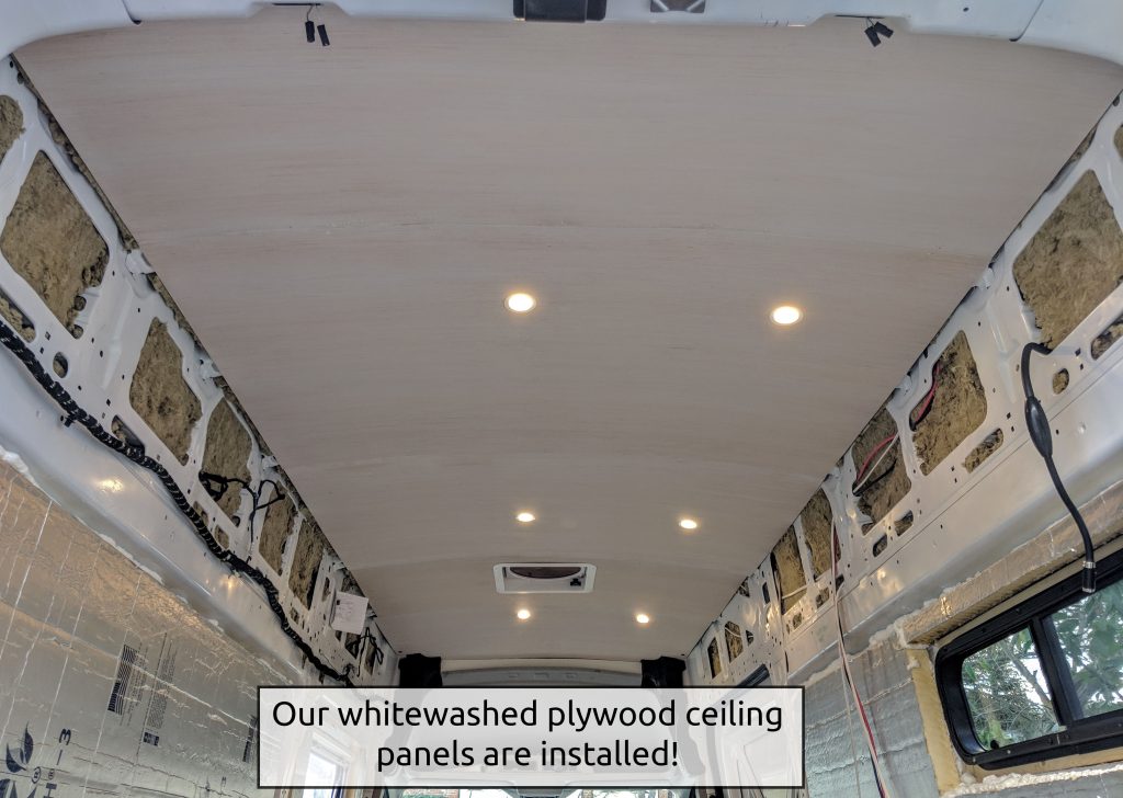 Ceiling Panel Installation in Camper Van Conversion »