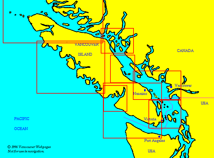 Vancouver And Vancouver Island Map