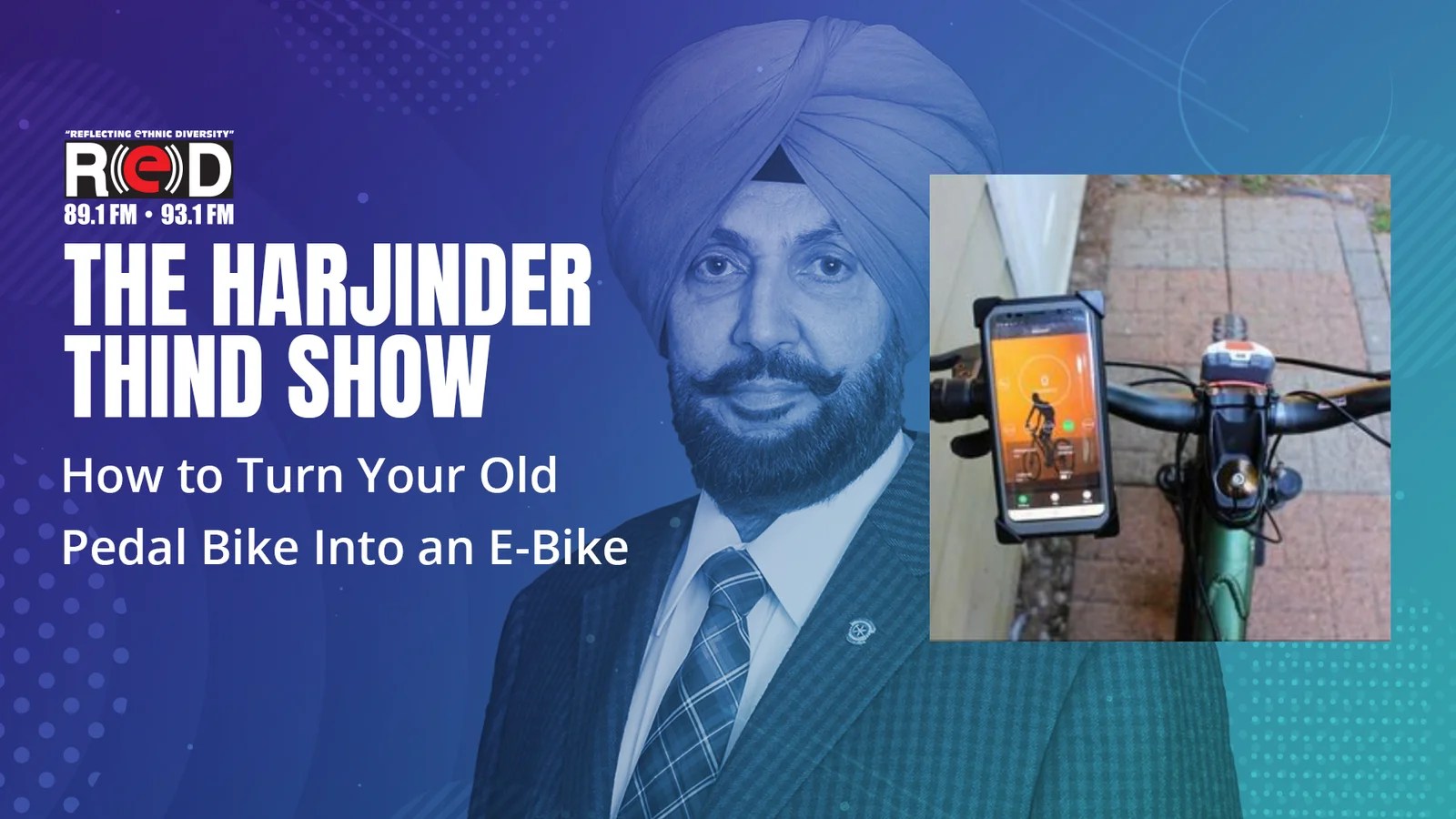 How to Turn Your Old Pedal Bike Into an EBike RED 89.1FM / 93.1FM