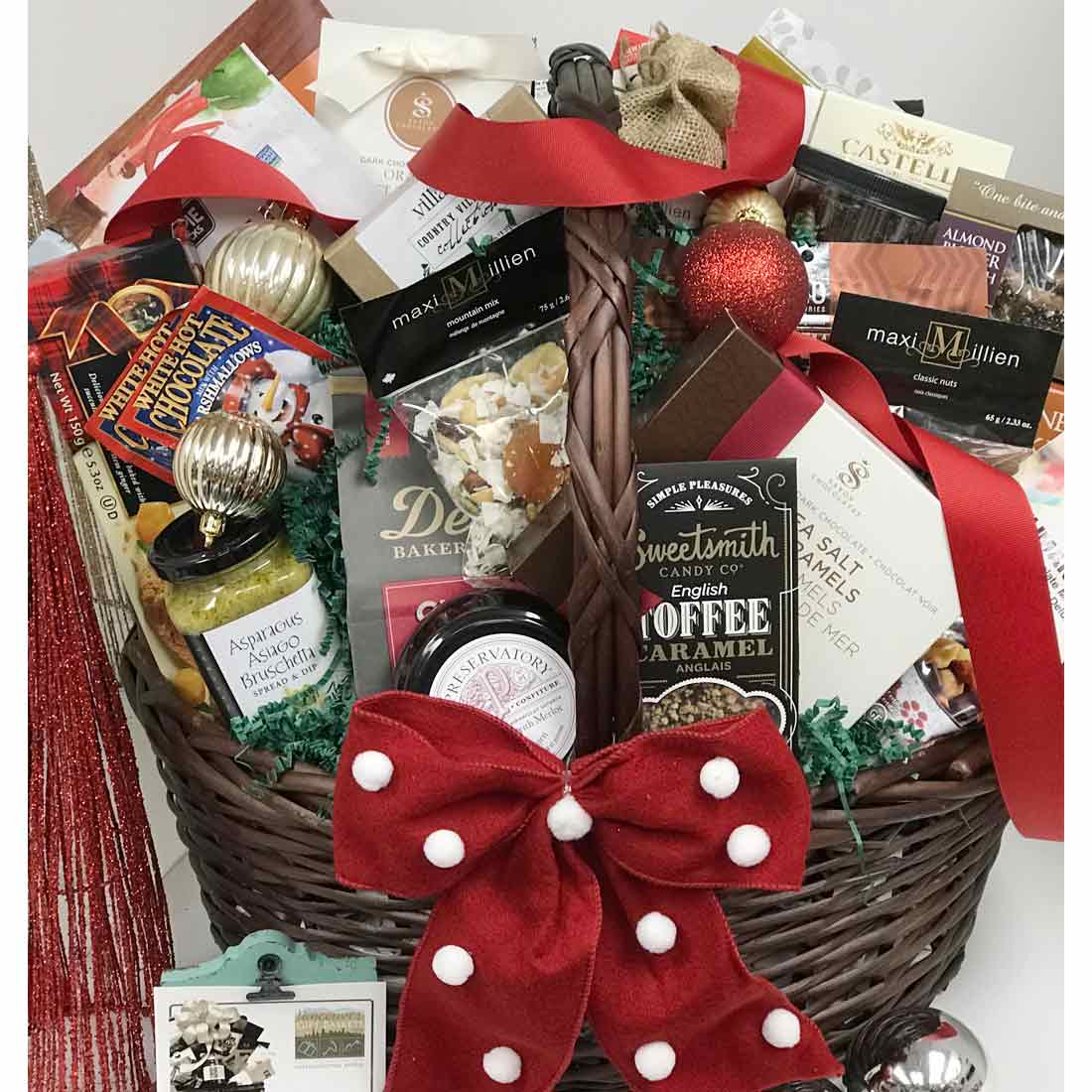 Holiday Gourmet Gift Basket for One & All
